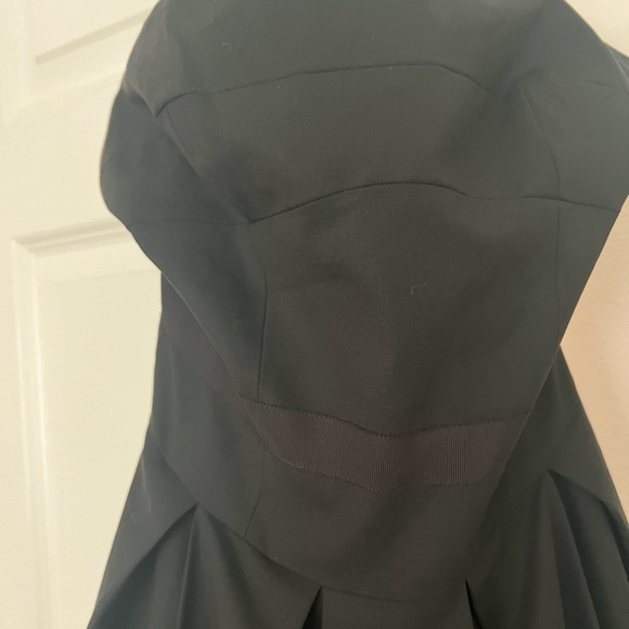 Theory Black Amelie Cocktail Dress with A-Line Waist - Picture 7 of 7